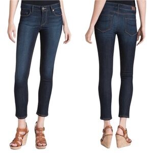Paige Kylie Crop Dark Blue Jeans Size 25